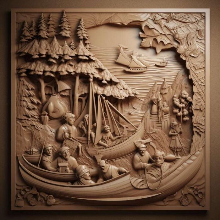 نموذج ثلاثي الأبعاد لآلة CNC 3D Art 